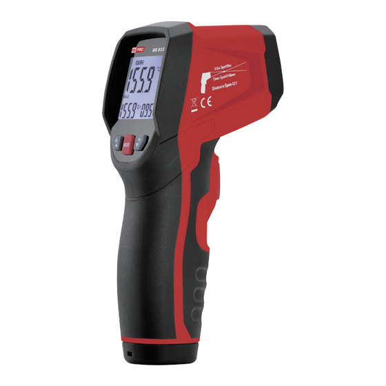 RS PRO RS-833 Instruction Manual