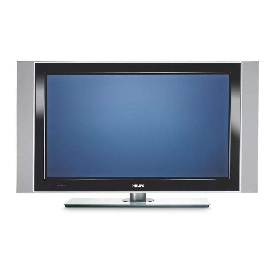 Philips 42-LCD FLAT HDTV PIXEL PLUS 2 HD 42PF9830A User Manual
