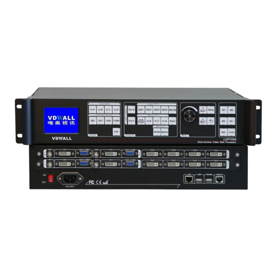 Vdwall LVP7000 Series User Manual