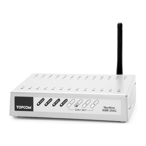 Topcom Skyr@cer WBR 254G Quick Installation Manual