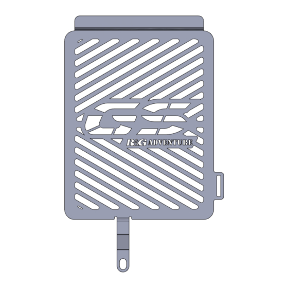 R&G BRG0013 Fitting Instructions Manual