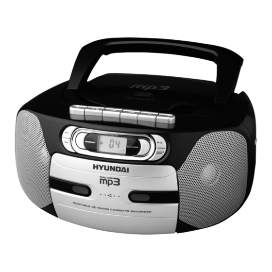 Hyundai TRC 666 A3 Instruction Manual