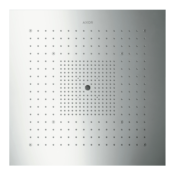 Hans Grohe AXOR ShowerHeaven 720 10625800 Instructions For Use/Assembly Instructions