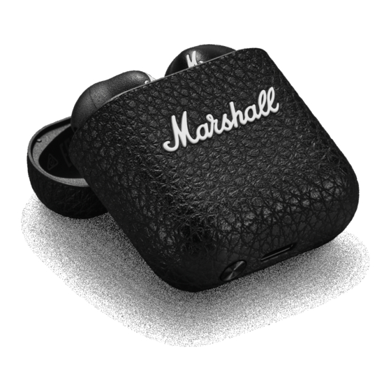 Marshall Amplification MINOR IV - TRUE WIRELESS Online Manual