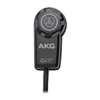 Akg C411 Series User Instructions