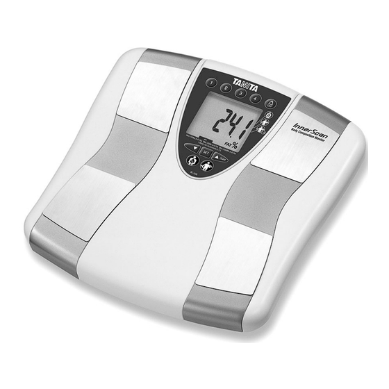 Tanita Inner Scan Body Composition Monitor BC-536 Instruction Manual