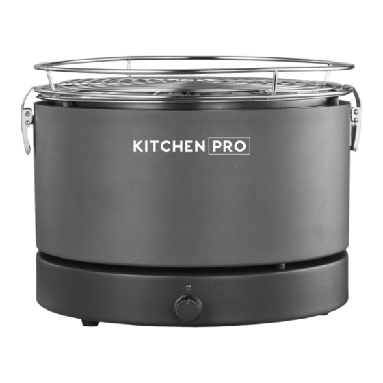 KITCHENPRO Turbo Q Portable Charcoal BBQ Owner's Manual