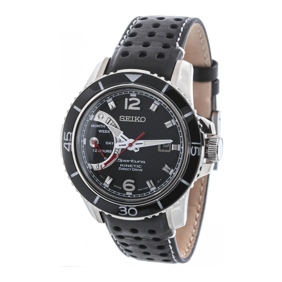 Seiko SRG012P1 Instructions Manual