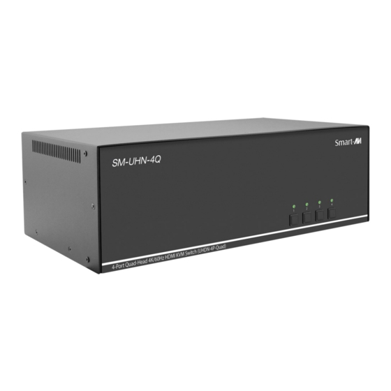SMART-AVI SM-UHN-4Q Quick Start Manual