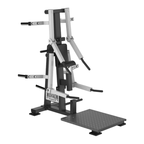 MAYHEM STRENGTH Lateral Rear Delt Raise Combo Assembly Instructions Manual