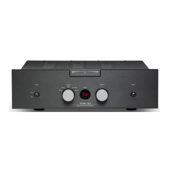 Balanced Audio Technology VK-3i Owner's Manual