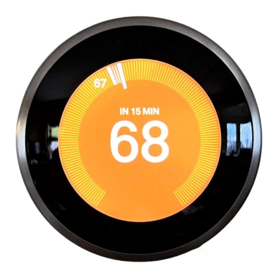 nest Learning Thermostat Installation Manual