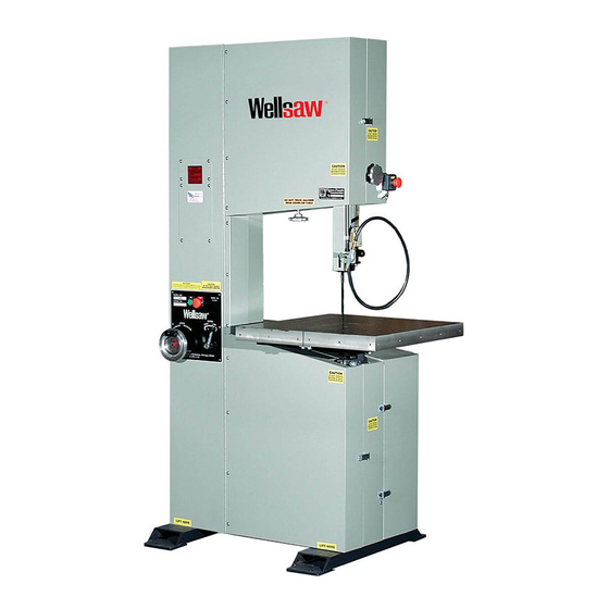 Wellsaw V-20F Operating & Maintenance Manual