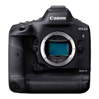 Canon EOS 1D Mark III Additional Functions