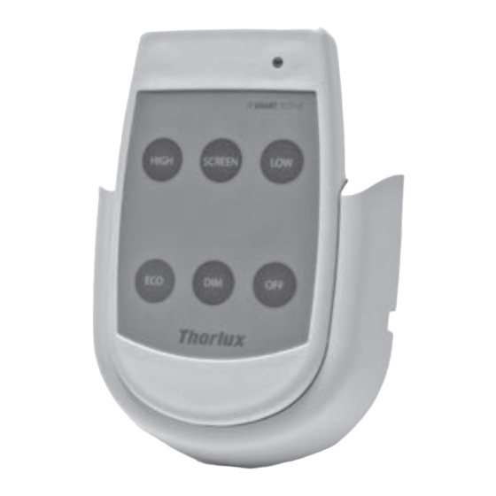 Thorlux Lighting SmartScene IR Remote Series Installation Instructions