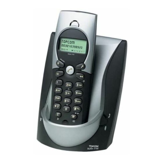 Topcom BUTLER 3100 User Manual