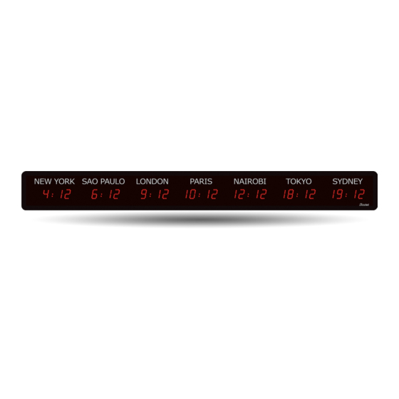 Bodet NTP 947 17x W6 Installation And Operation Manual