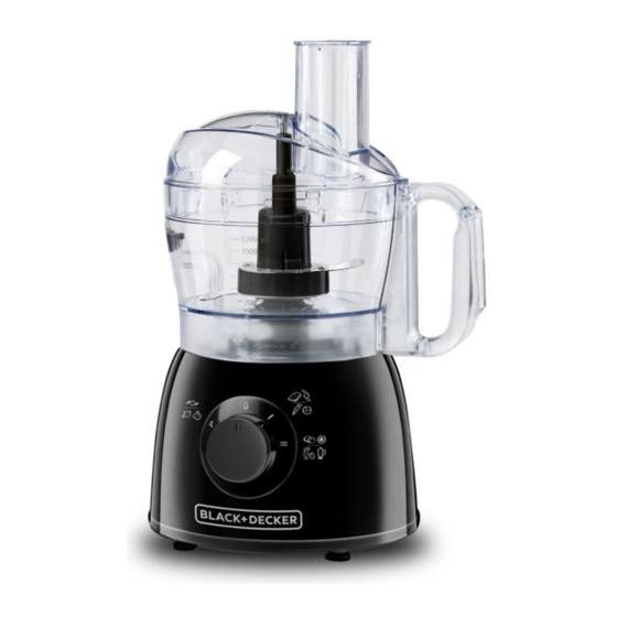 Black & Decker MFP200T MiniPro 2-Speed Food Processor with 2-Cup Bowl