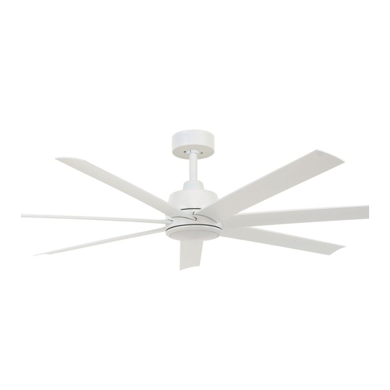 LUCCI AIR Ventilatore A Soffitto Airfusion Atlanta 142cm - 7 Pale In ABS, Luce LED E Telecomando, Motore DC Silenzioso, Bianco