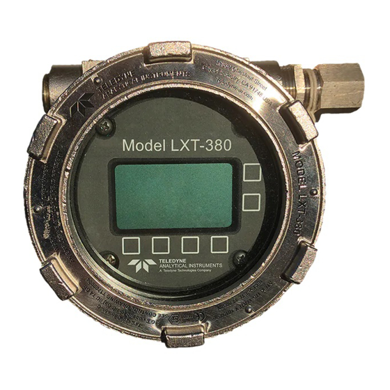 Teledyne Analytical Instruments LXT-380 Instructions Manual