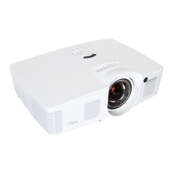 Optoma EH200st Manual
