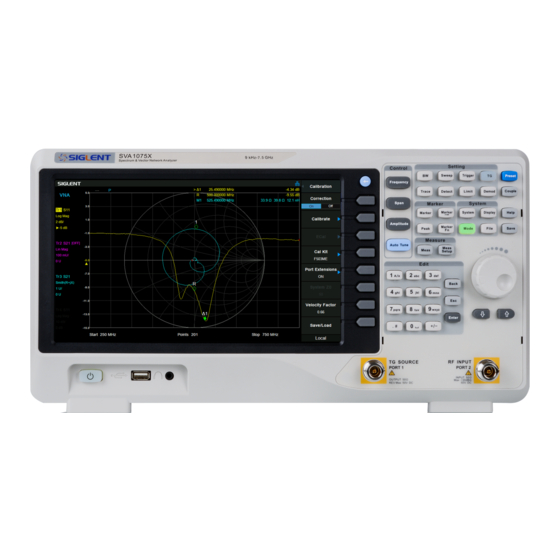 SIGLENT SSA3075X Plus User Manual