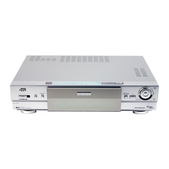 JVC HR-S9911U - S-VHS Hi-Fi Stereo VCR Manuals
