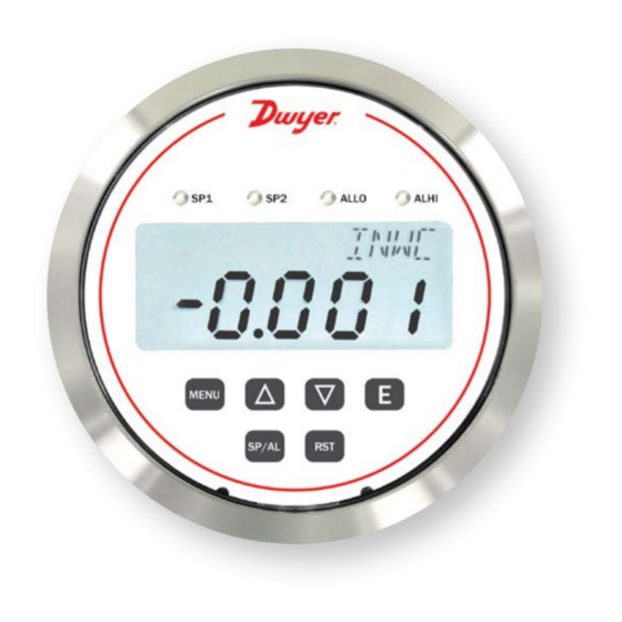 Dwyer Instruments RPME Series Specifications-Installation And Operating Instructions