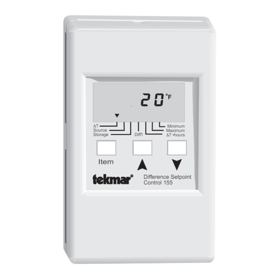 Tekmar 155 Data Brochure