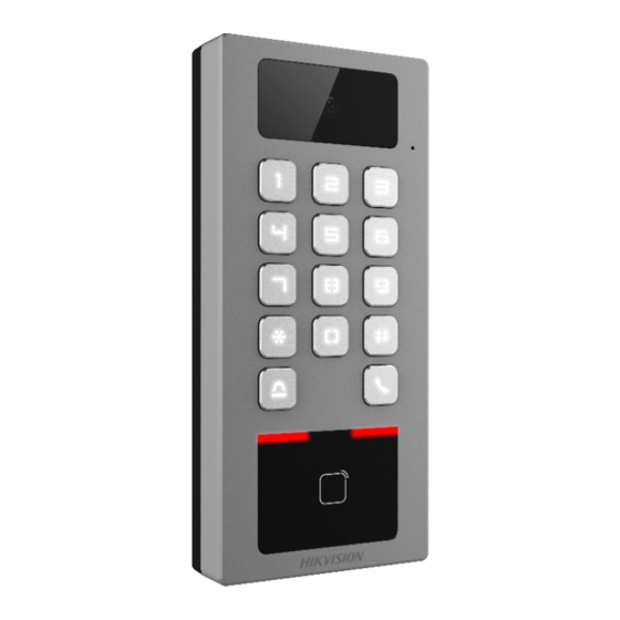 HIKVISION DS-K1T502 Quick Start Manual
