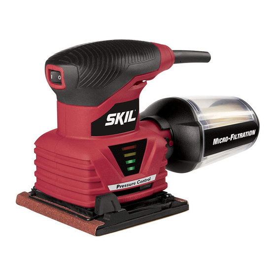 Skil Orbital Sander Specification Sheet