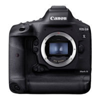 CANON EOS 1D Mark III Instruction Manual