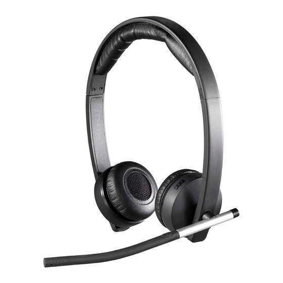 Logitech Dual H820e Setup Manual