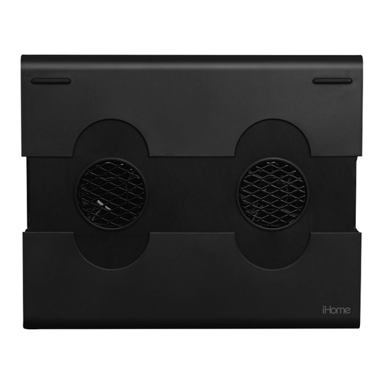 iHome IH-A705CB Quick Start Manual