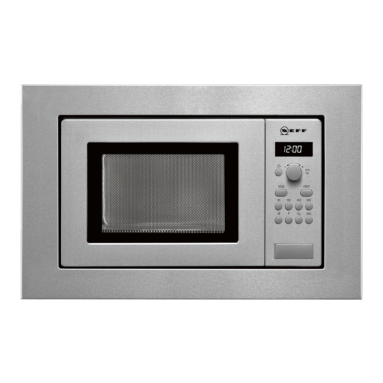 NEFF H53W60S3GB Instruction Manual