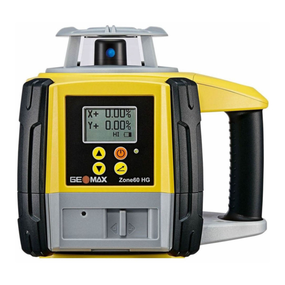 GeoMax Zone60 DG User Manual