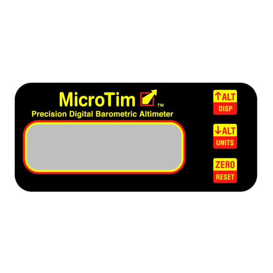 MicroTim XB User Manual