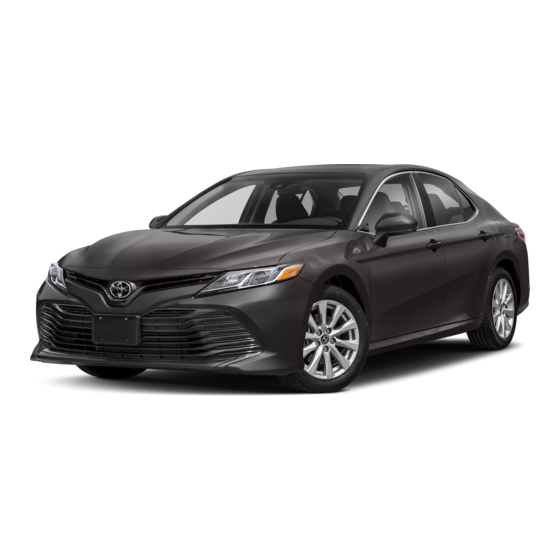 Toyota Camry 2020 Quick Reference Manual