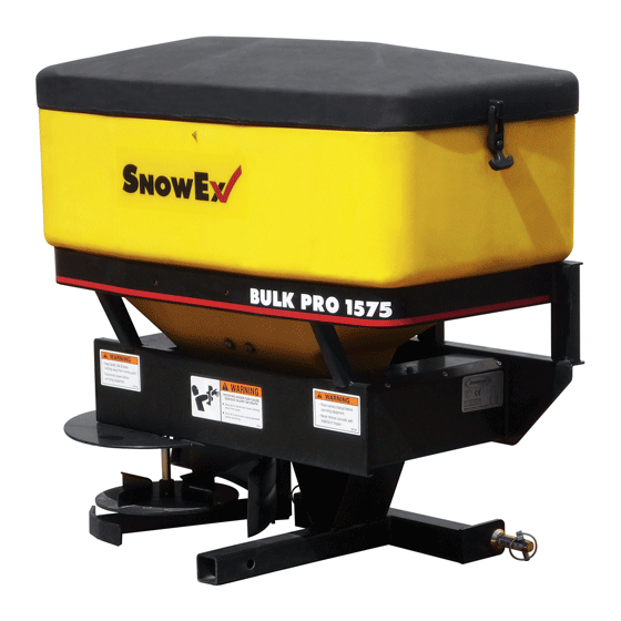 Trynex SnowEx SP-1575 Owner's Manual