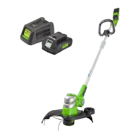 GreenWorks Tools G24ST User Manual