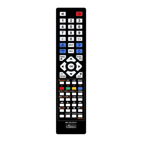 Classic IRC87081-OD User Instructions