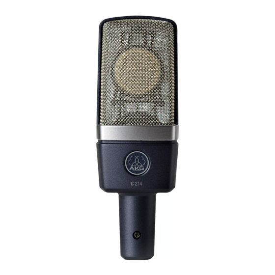 AKG C 214 Specifications