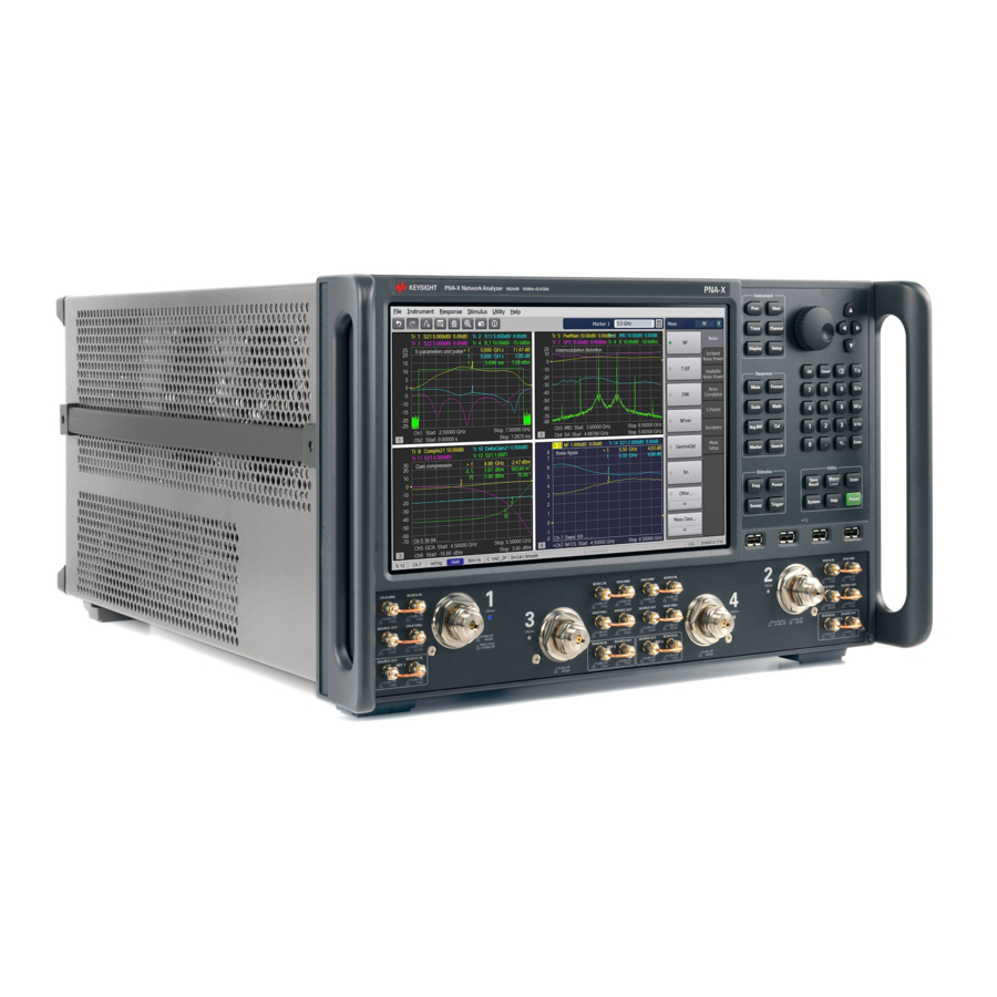 Keysight PNA Series, PNA-X Pro, PNA-X, PNA-L Manual