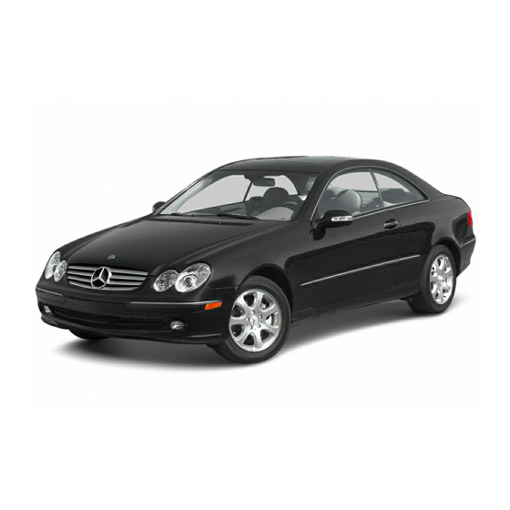 Mercedes-Benz CLK 500 2004 Operator's Manual