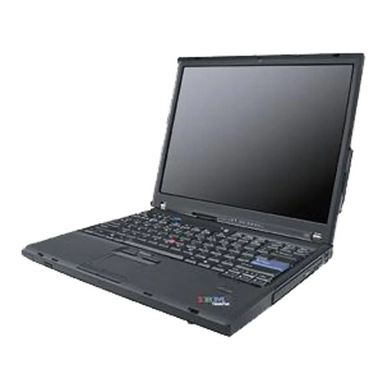 Lenovo ThinkPad T60 Series Manuals