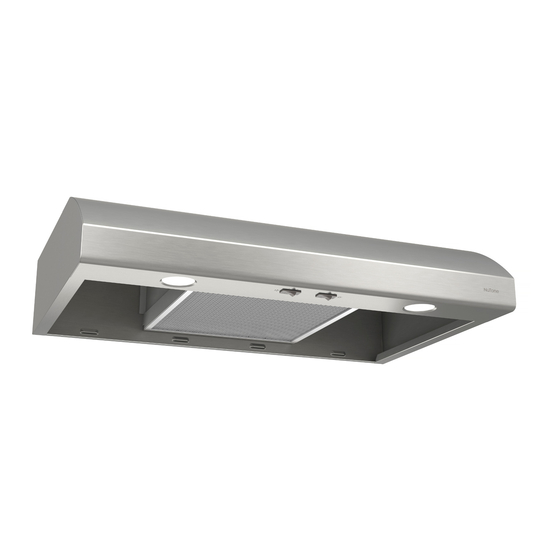 NuTone AHSA1 Series Installation Use And Care Manual