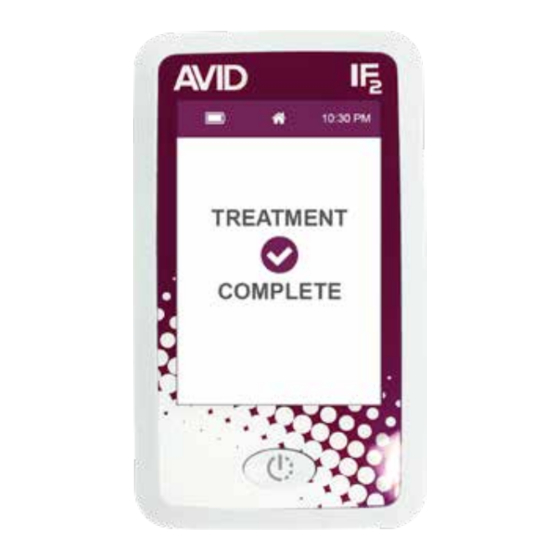 VQ OrthoCare Avid IF2 Patient Manual