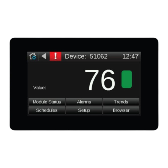 Carrier Equipment Touch EQT1-5 Manuals