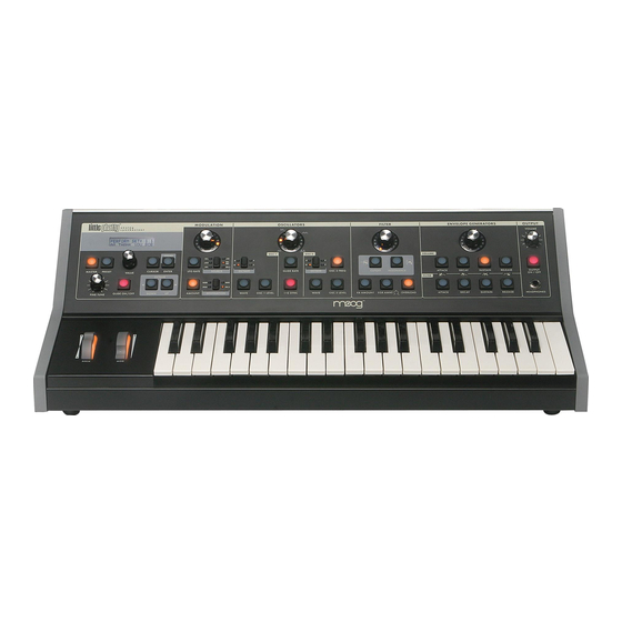 Moog Stage Edition User Manual