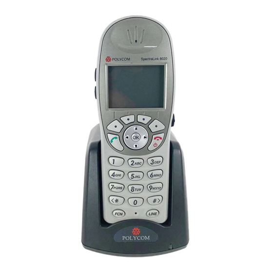 Polycom SpectraLink 8020 User Manual
